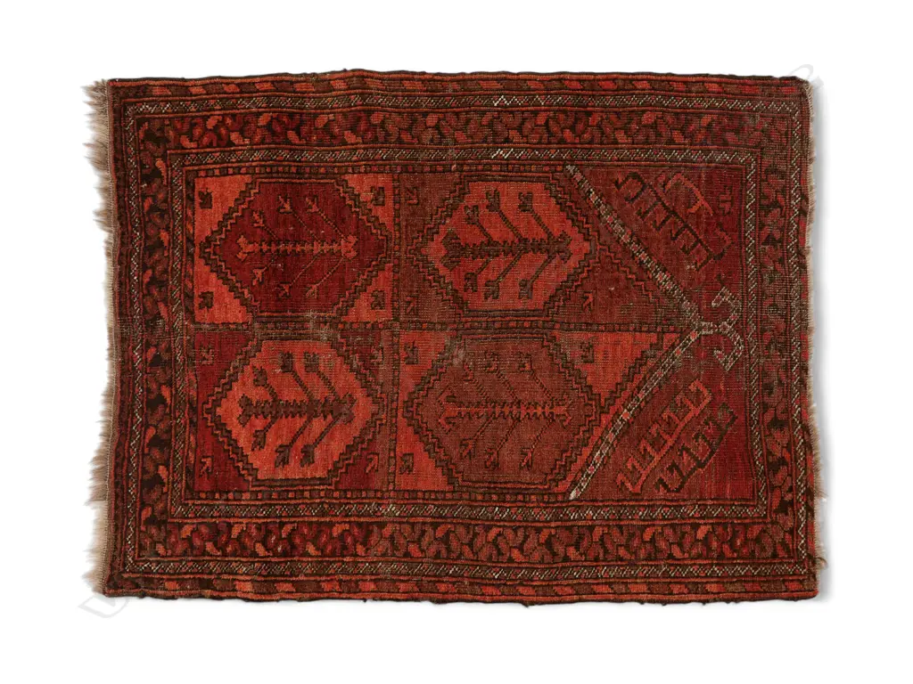 Turkman wool pile prayer rug, wool, Image 1++